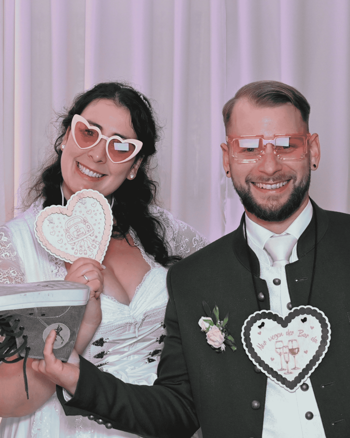 Fotobox Foto Brautpaar