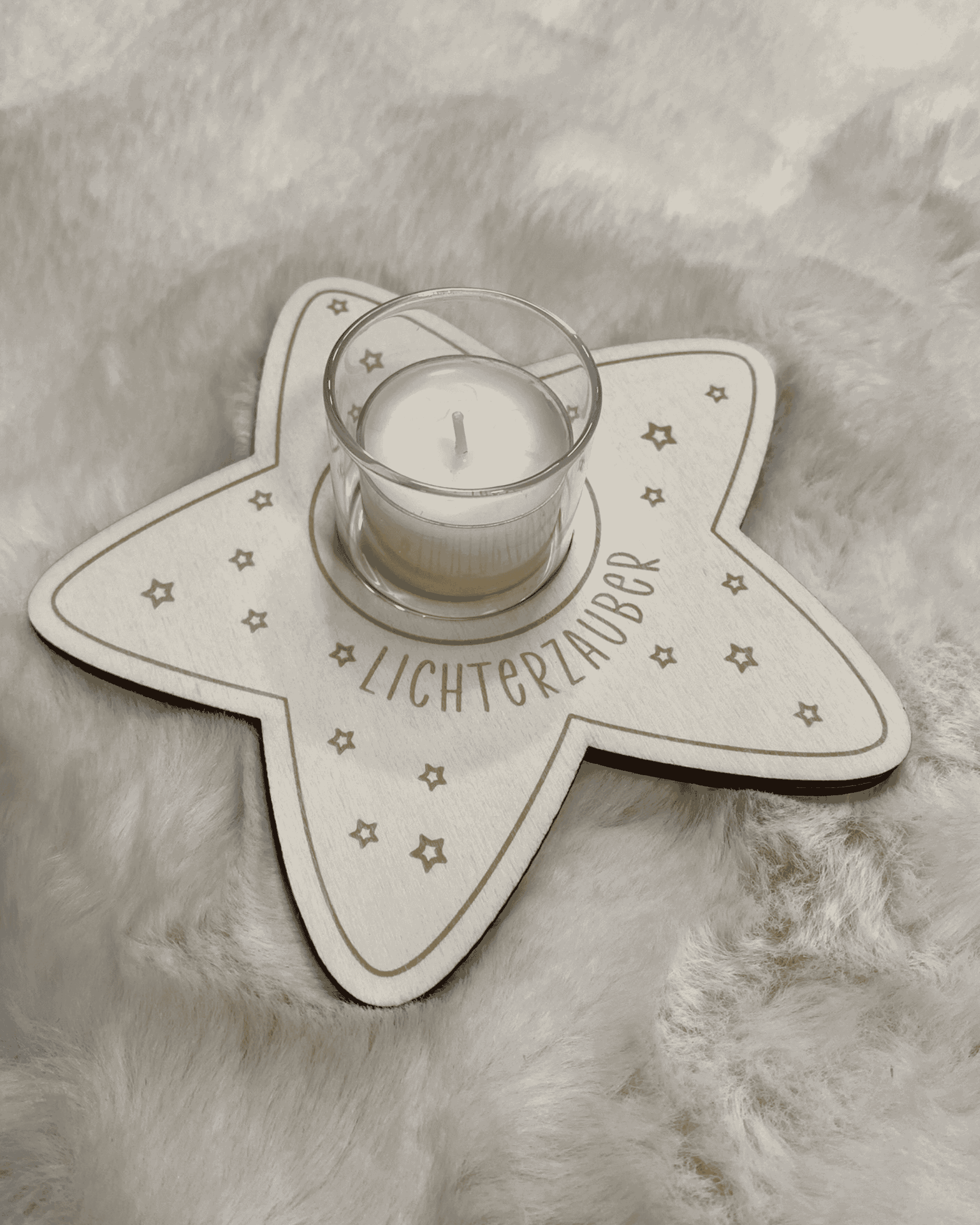 Teelichthalter – Stern Lichterzauber
