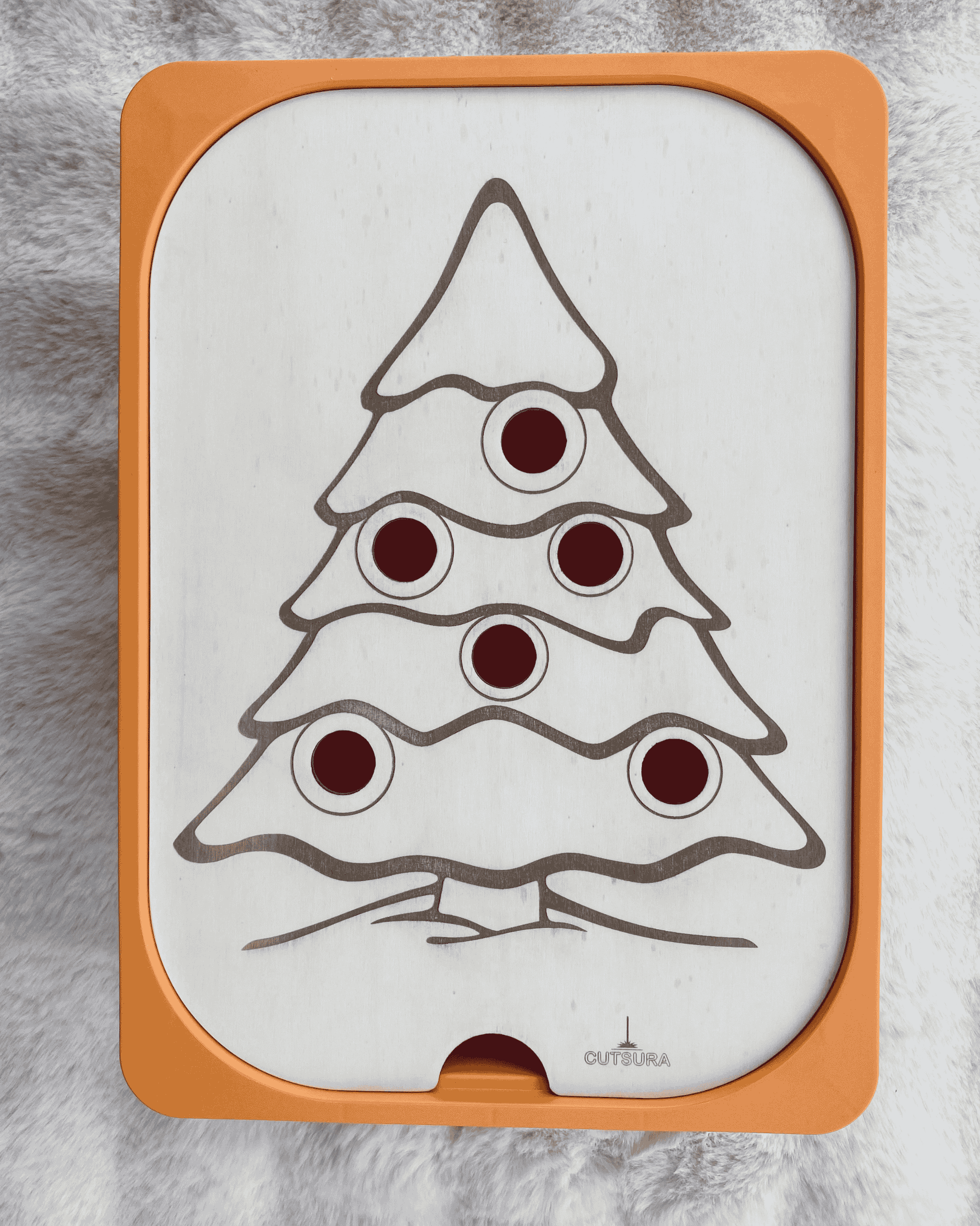 Sensomotorik-Platte Weihnachtsbaum – Ansicht 2