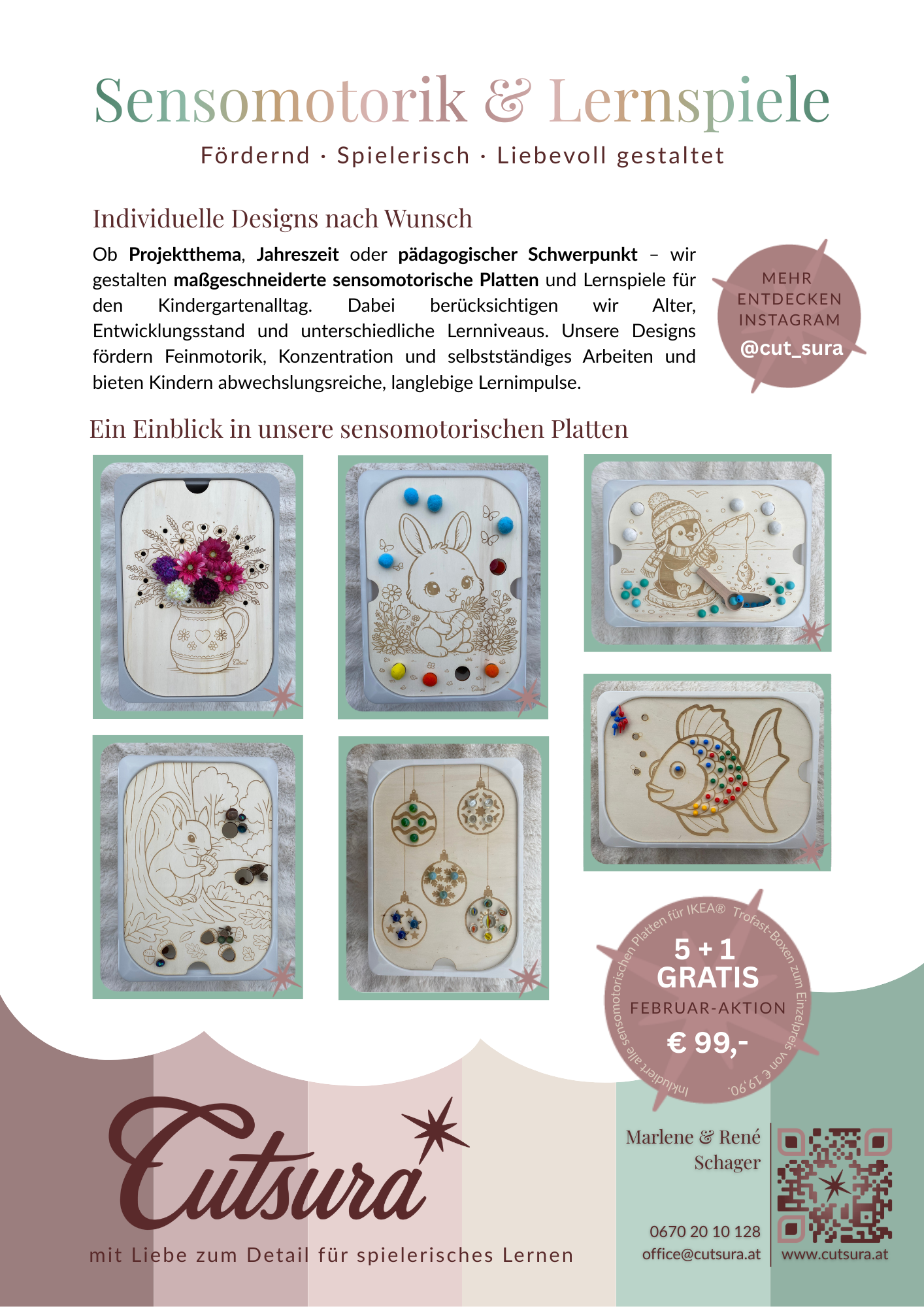 Februar Aktion 5+1 Gratis Sensomotorische Platten