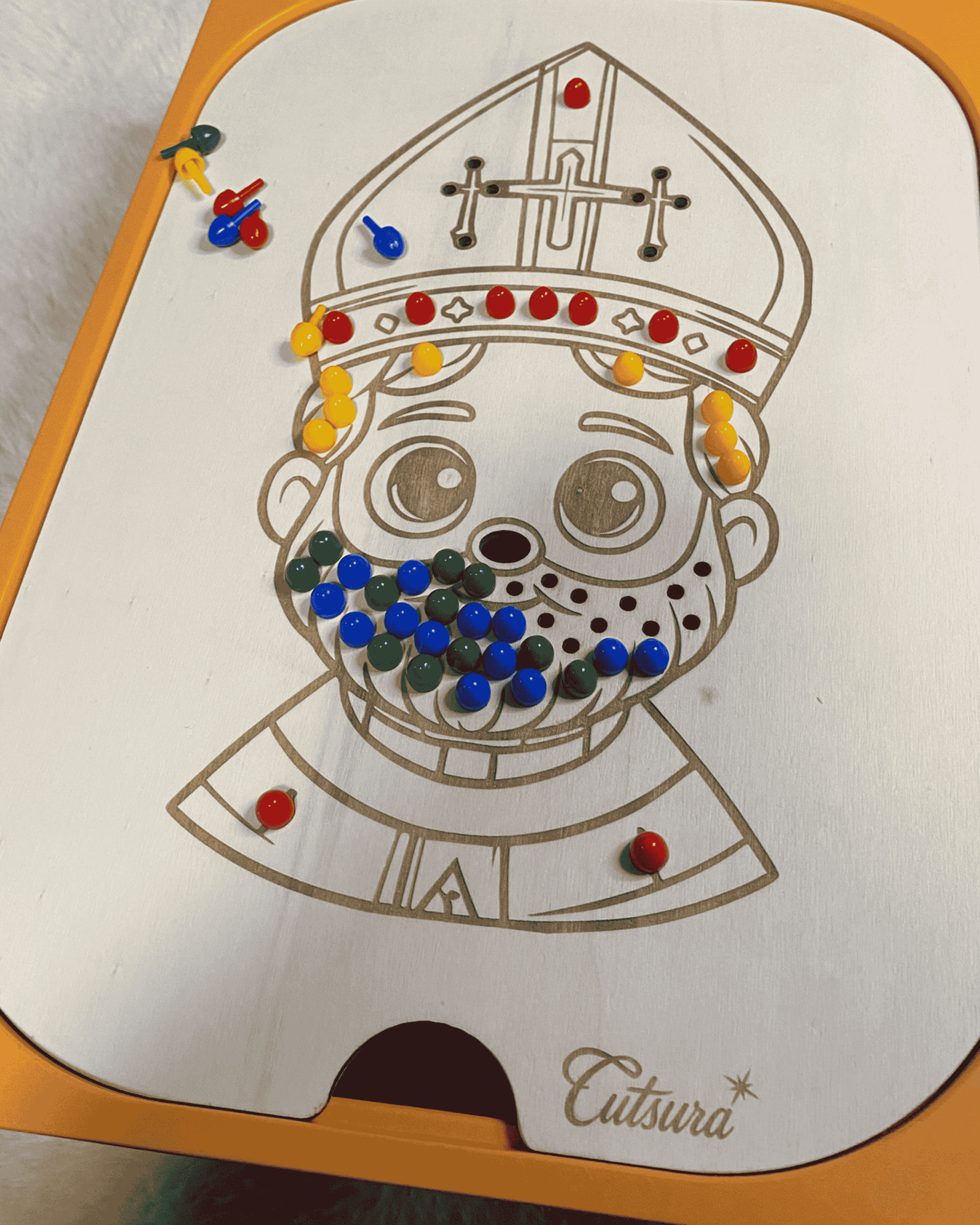 Sensomotorik-Platte Nikolaus für Trofast-Boxen (hoch 28x40)