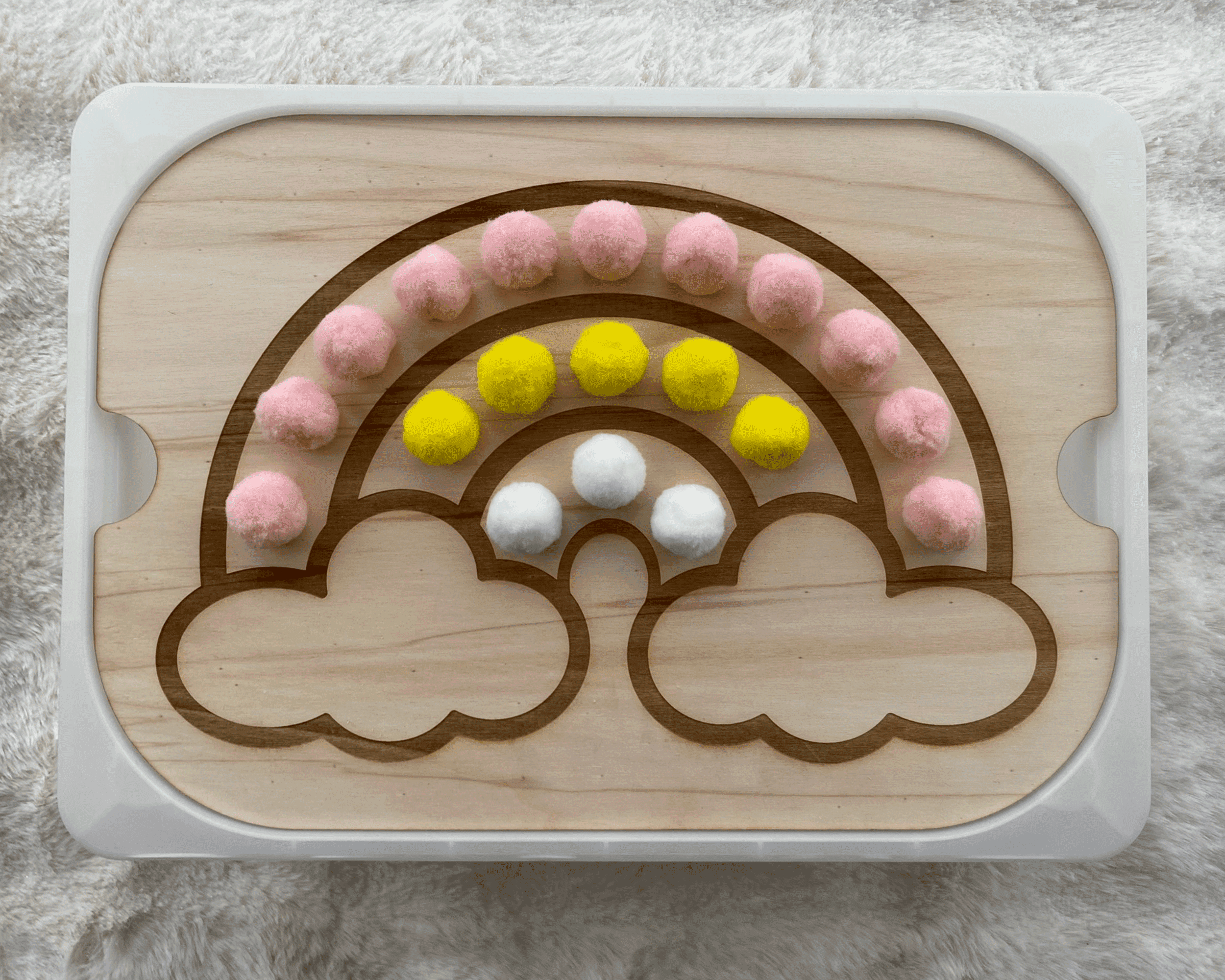 Sensomotorik-Platte Regenbogen – Ansicht 1