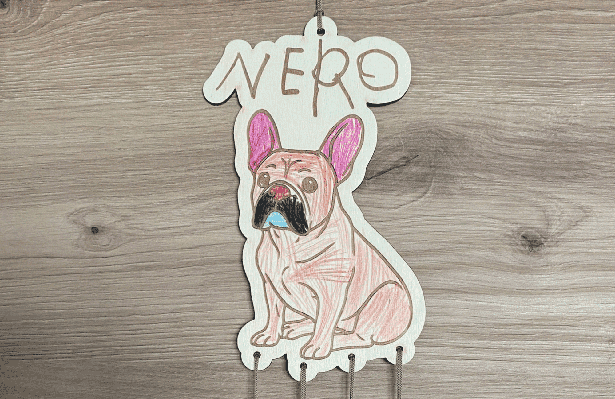 Haustier Bastelset – Foto wird in Vorlage umgewandelt