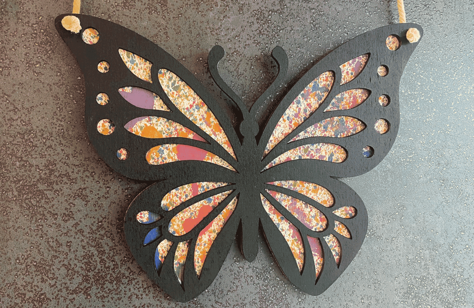 Schmetterling Bastelset – 2 Schichten