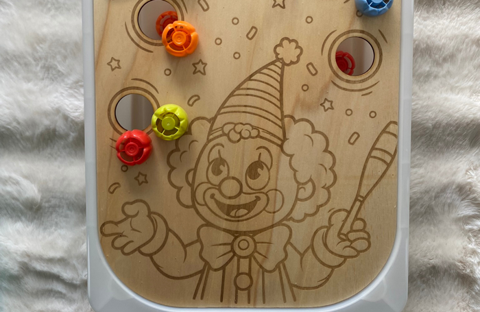 Fasching – Sensomotorik-Platte