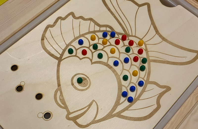 Fisch – Sensomotorik-Platte