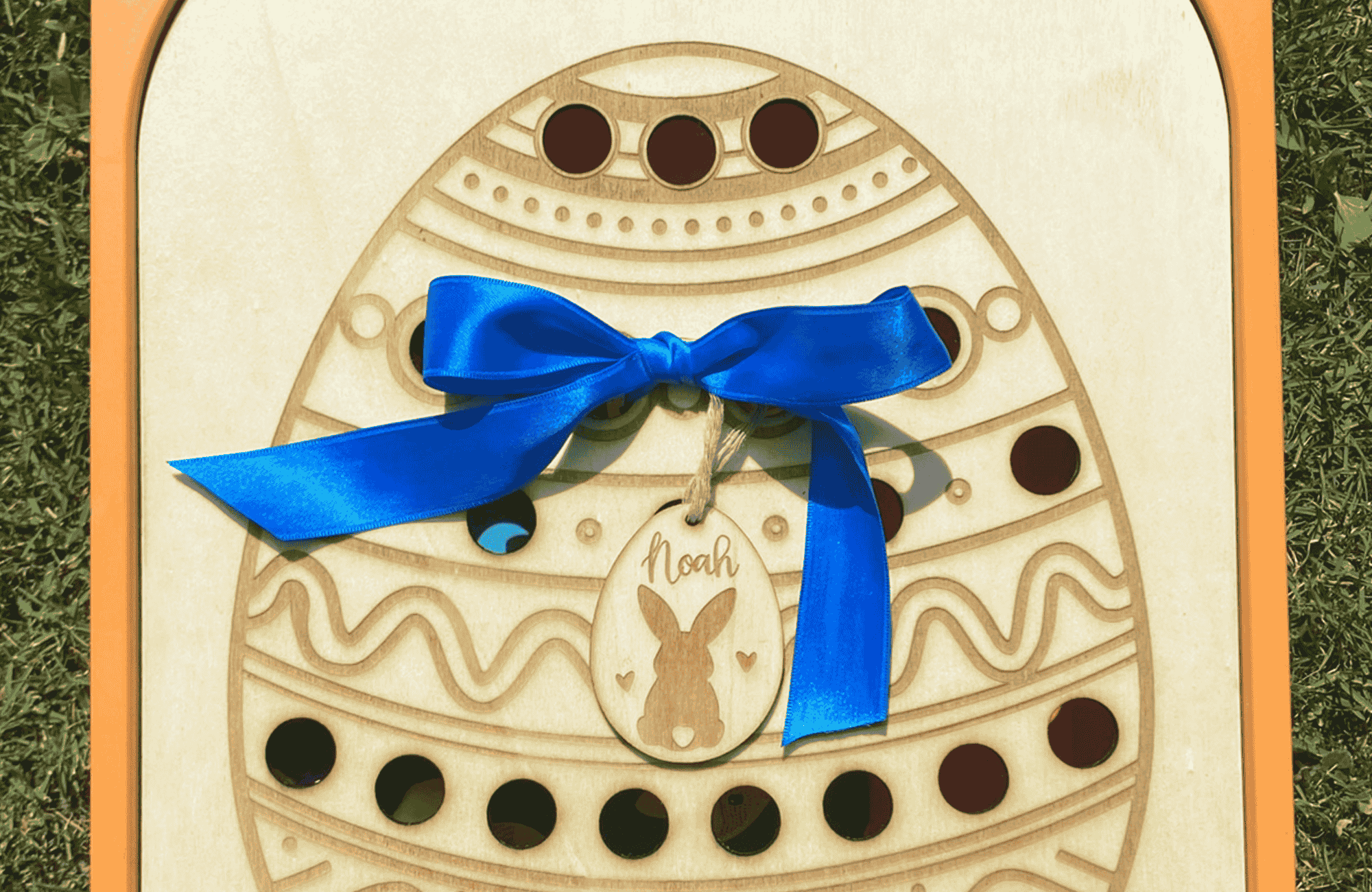 Osterei – Sensomotorik-Platte