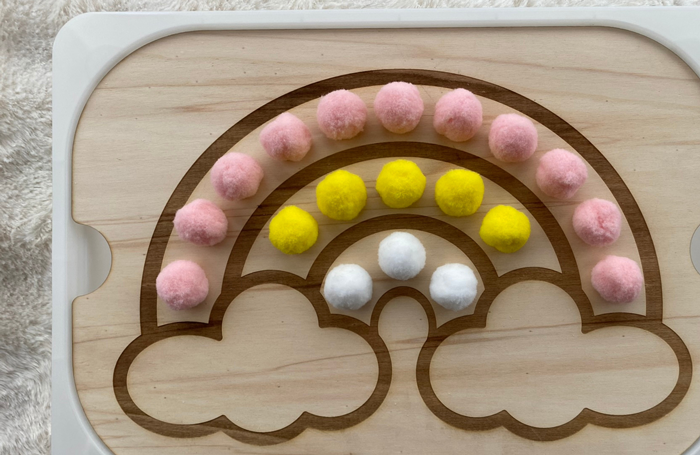 Regenbogen – Sensomotorik-Platte