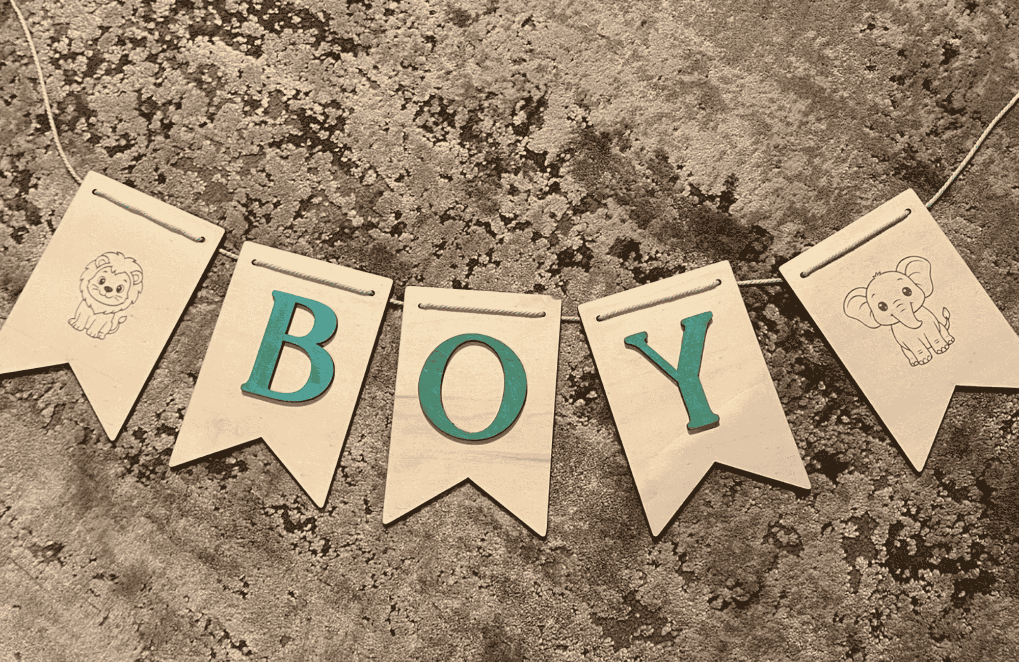 Personalisierte Wimpel