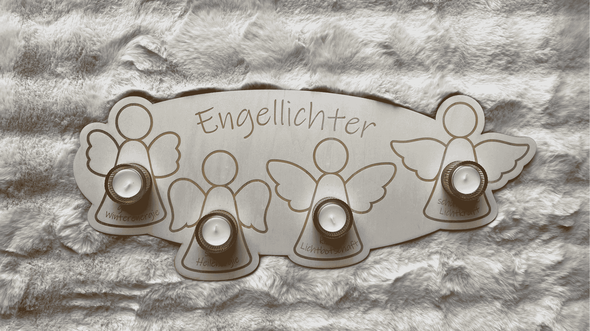 Energetische Symbole aus Holz