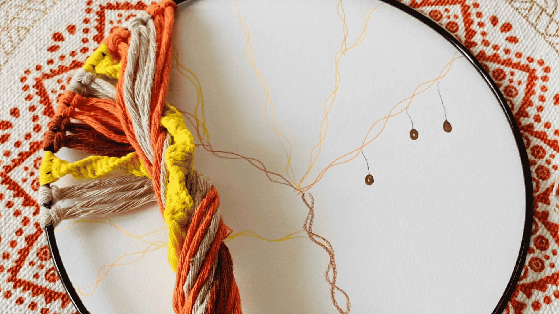 Lebensbaum – energetisches Makramee